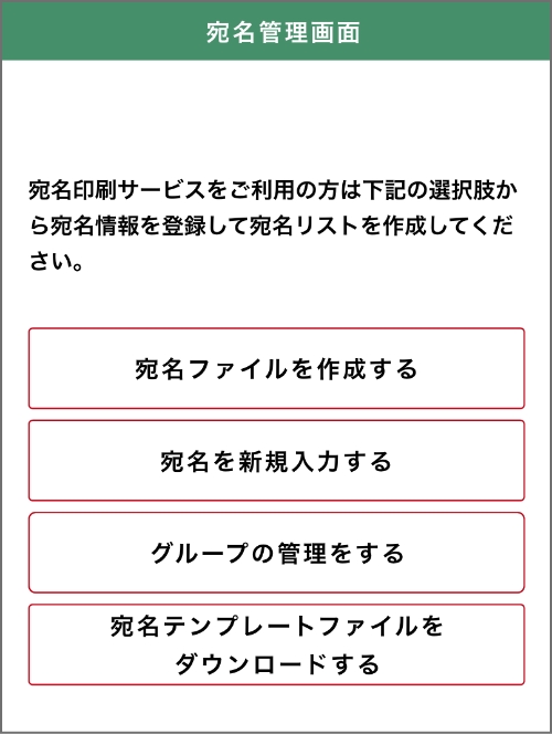 グループの管理をする
